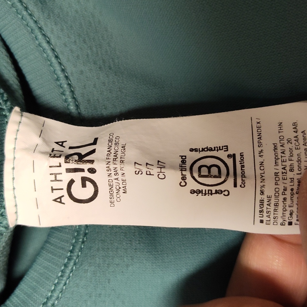 Bundle of two tops from athleta girl green and purple - Picture 7 of 8